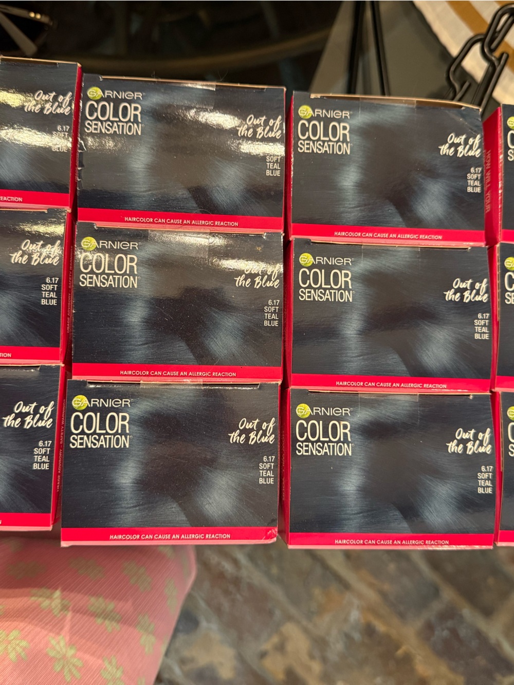 Garnier Color Sensation Hair Dye Boxes - Soft Teal Blue